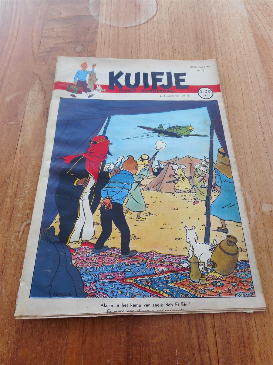 Weekblad Kuifje Tintin Nr Cover Herg Vierde Jaargang Mijn