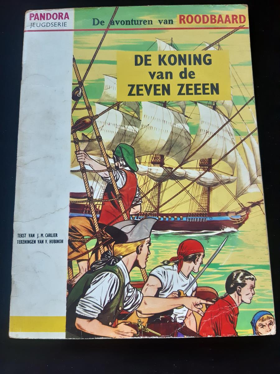 Roodbaard De Koning Van De Zeven Zee N Pandora Jeugdserie Eerste Druk