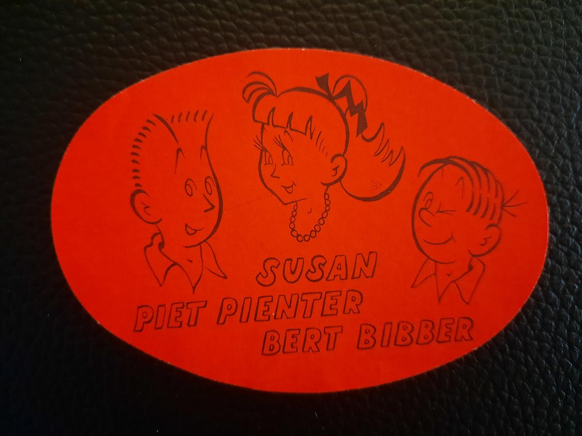 Piet Pienter En Bert Bibber Pom Sticker De Vlijt Mijn Bobbedoes