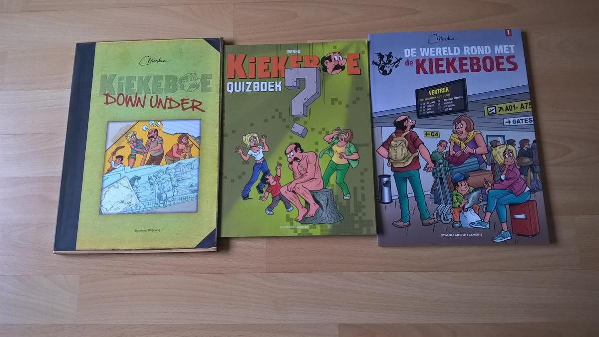 3 X Kiekeboe Down Under Quizboek De Wereld Rond Met De Kiekeboes