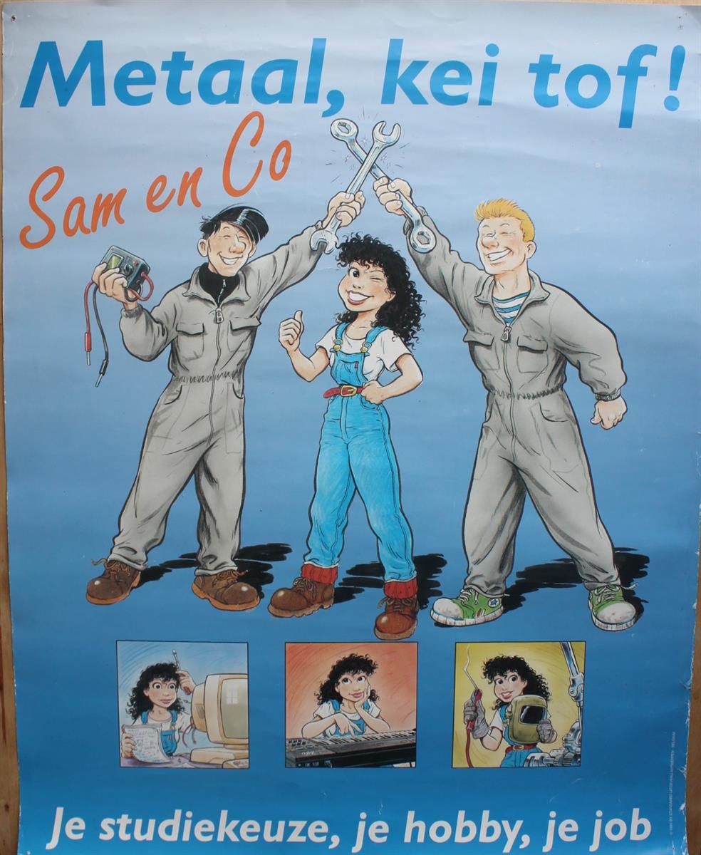 Sam Poster Metaal Kei Tof Jan Bosschaert Standaard