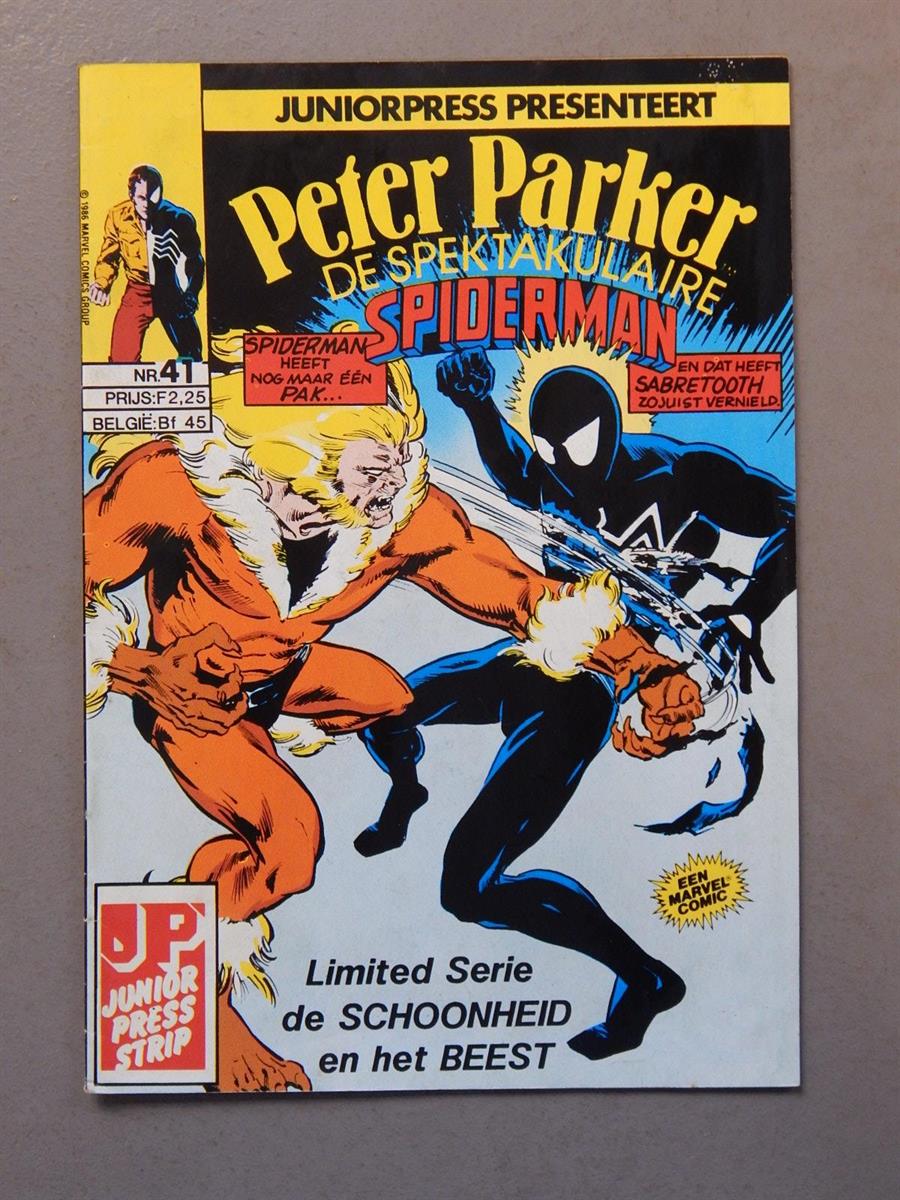 JP Peter Parker 41 De Spektakulaire Spiderman Sc 1e Druk 1986