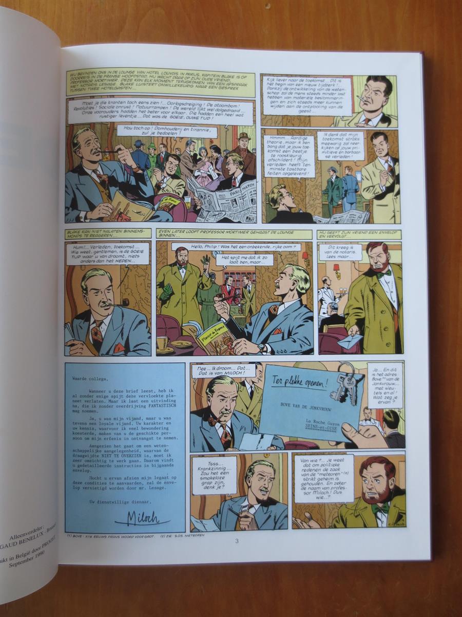 Blake En Mortimer 6 De Valstrik HC Eerste Druk 1990 Mijn