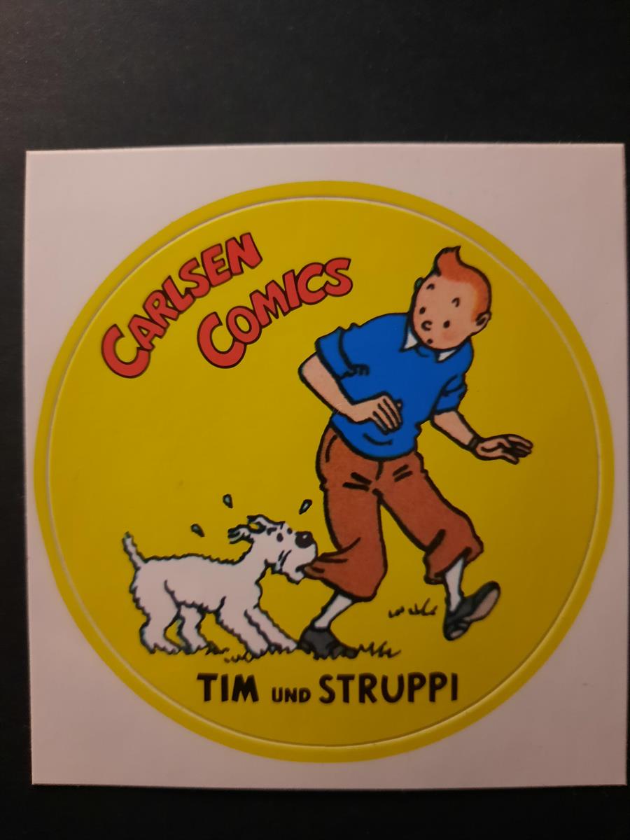 Sticker Carlsen Comics Tim Und Struppi Kuifje Mijn Bobbedoes