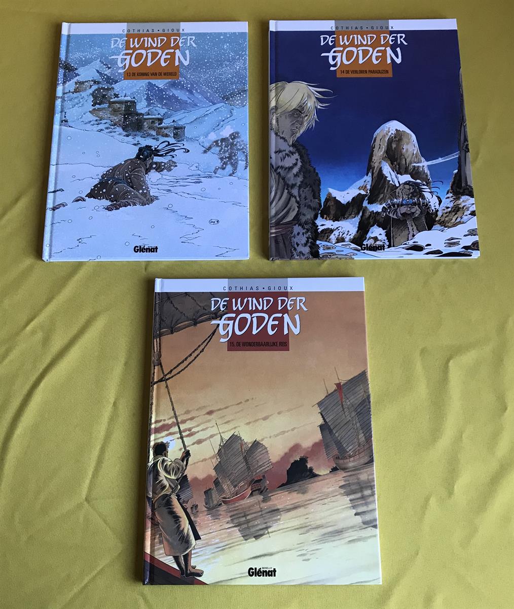 De Wind Der Goden 13 14 15 HC 1e Druk 1999 2002 Mijn Bobbedoes