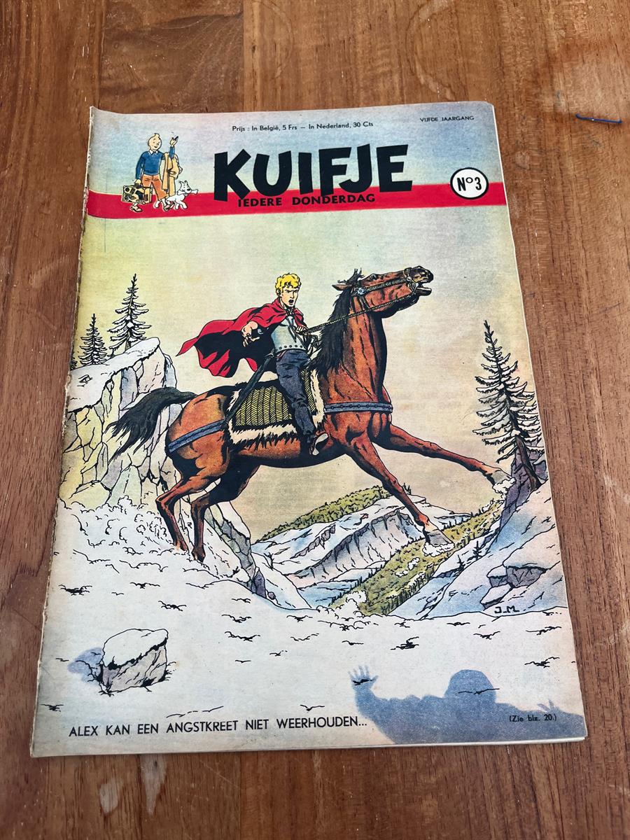 Herg Weekblad Kuifje Tintin Nr Cover Alex Jacques Martin Mijn