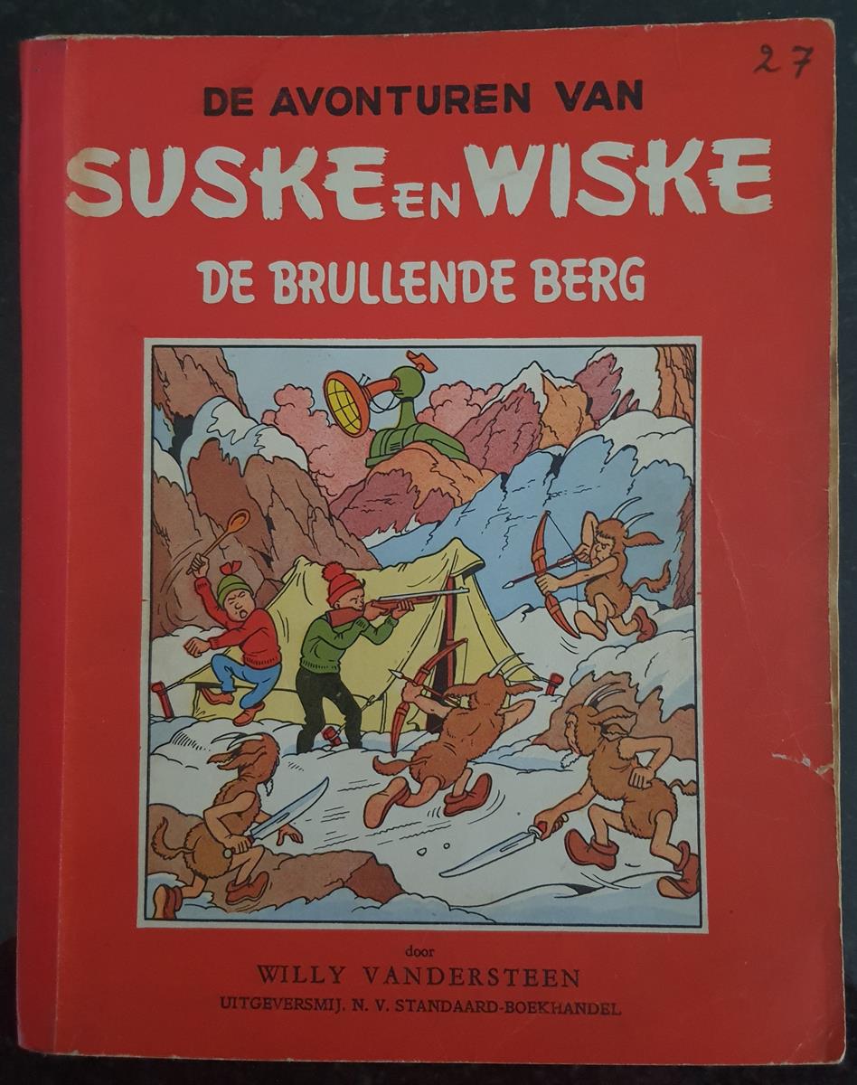 Suske En Wiske De Brullende Berg Rode Reeks Vlaams E Druk