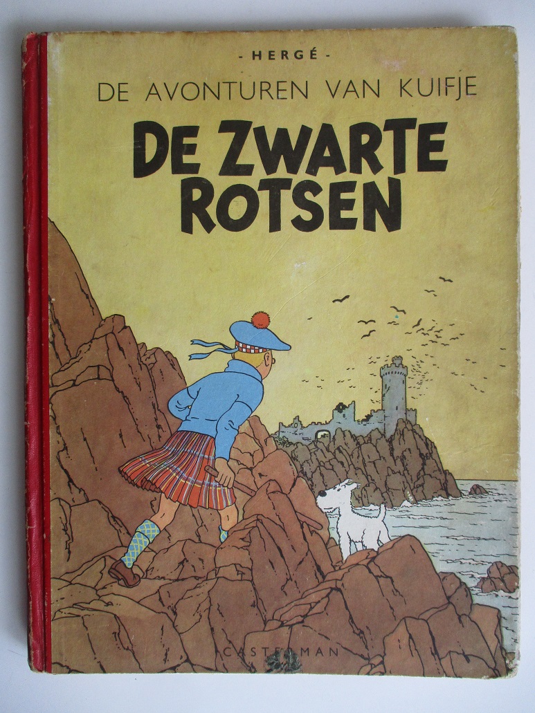 Kuifje 6 De Zwarte Rotsen Casterman Hardcover Met Linnen Rug