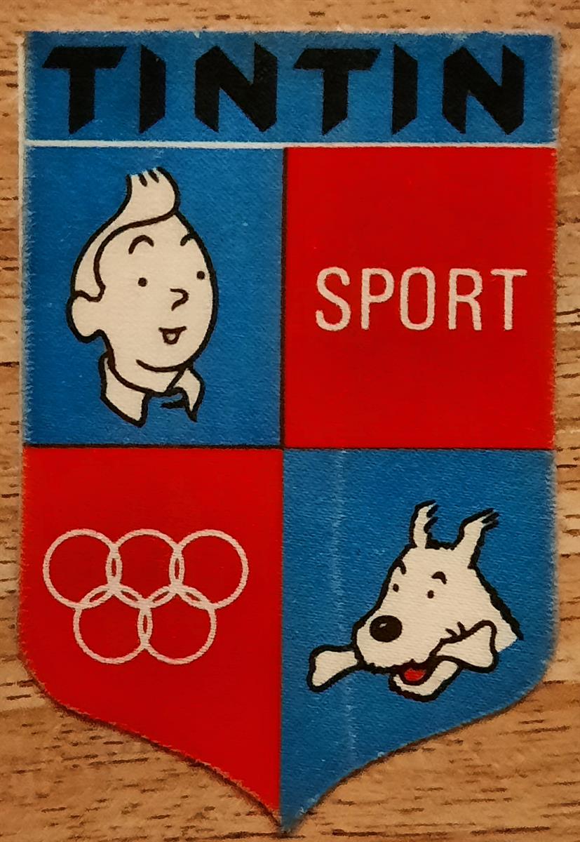 Kuifje Tintin Hergé sticker Tintin Sport linnen sticker